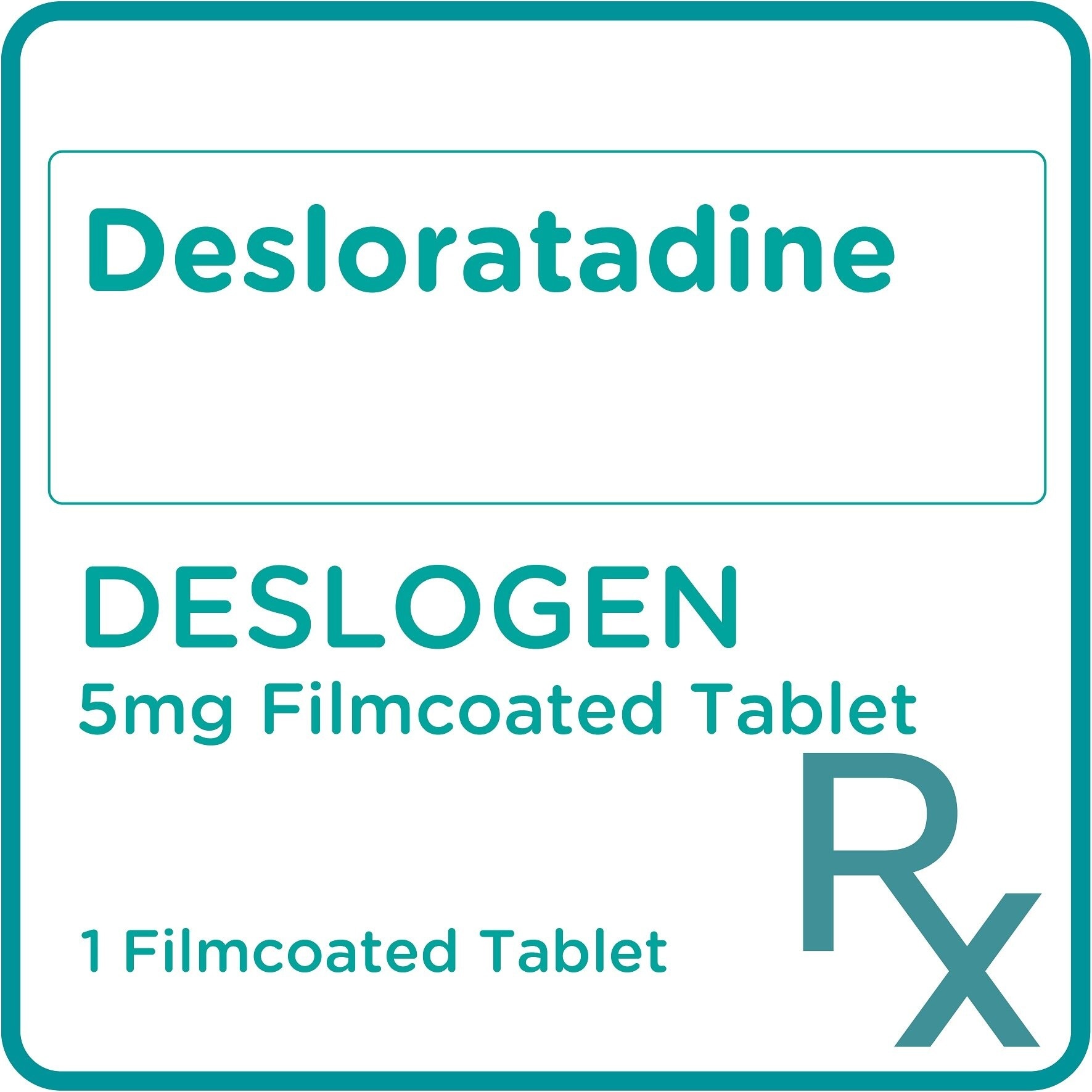 Desloratadine 5mg 1 Filmcoated Tablet [PRESCRIPTION REQUIRED]