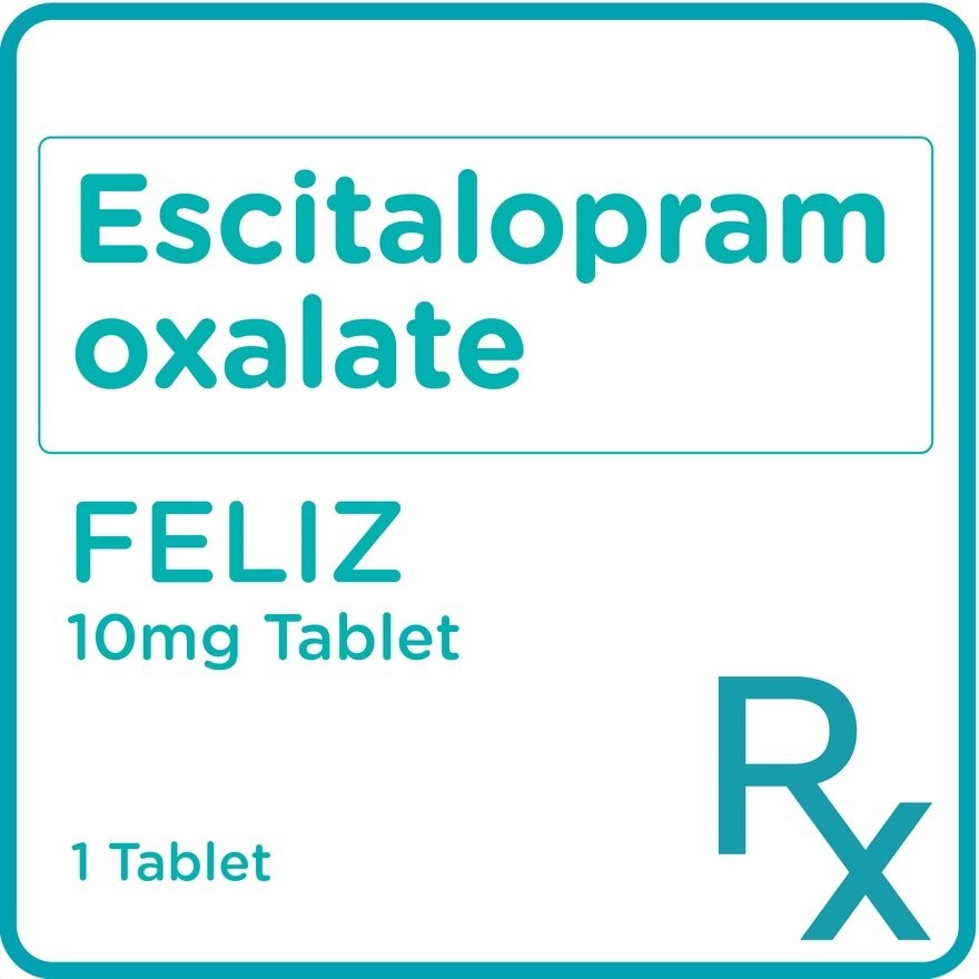 Escitalopram oxalate 10mg 1 Tablet [PRESCRIPTION REQUIRED]