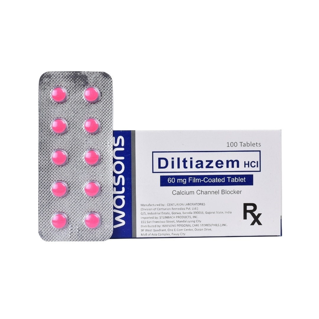 Diltiazem Hydrochloride 60mg 1 Tablet [PRESCRIPTION REQUIRED]