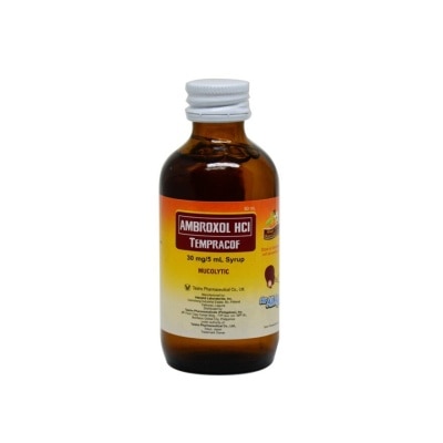 TEMPRA Tempracof Ambroxol HCI 30mg/5ml Orange Vanilla Butterscotch Syrup 60ml