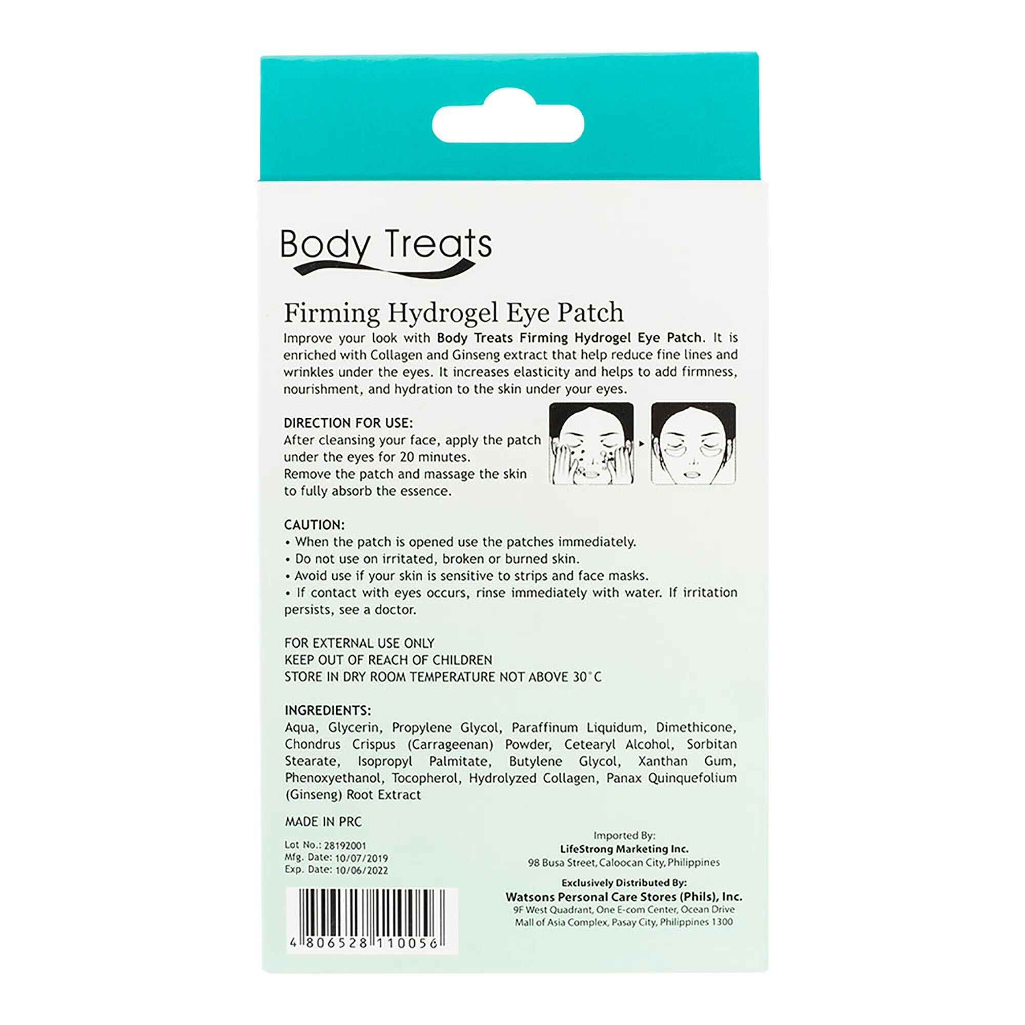 Firming HydroGel Eye Patch 3 sheets