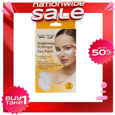 BODY TREATS BODY TREATS Hydrogel Eyepatch Brghtnng3S