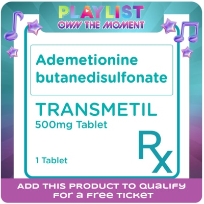 TRANSMETIL - Ademetionine 500mg 1 Tablet [PRESCRIPTION REQUIRED]