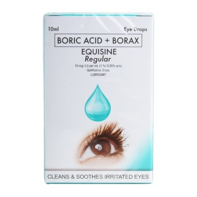 EQUISINE Boric Acid + Borax Regular Eye Drops 10ml