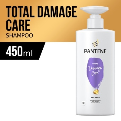 PANTENE Total Damage Care Pro Vitamin Shampoo 450mL (for damaged/frizzy hair)