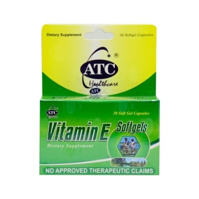 ATC HEALTH Vitamin E 30 Softgel Capsules