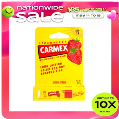 CARMEX - Moisturizing Lip Balm Stick Strawberry 4.25g