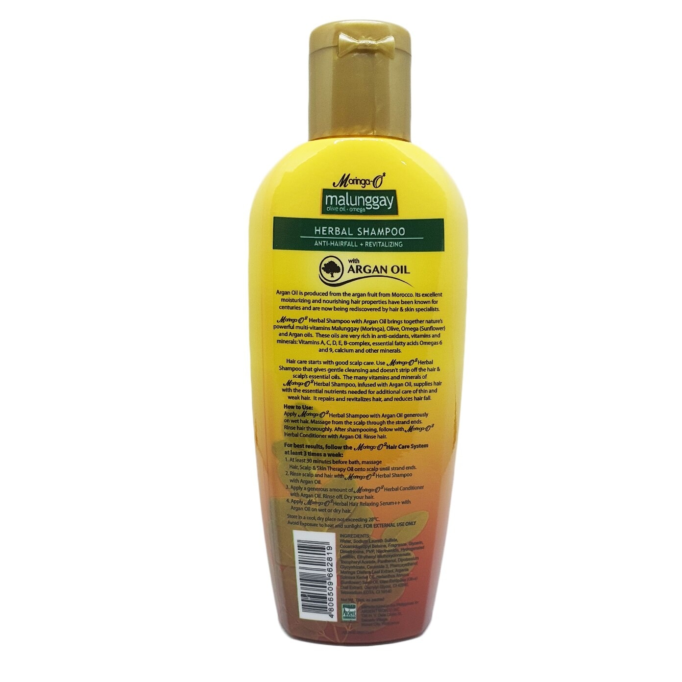 Moringa-O2 Herbal Anti-Hairfall Shampoo with Argan Oil 75ml