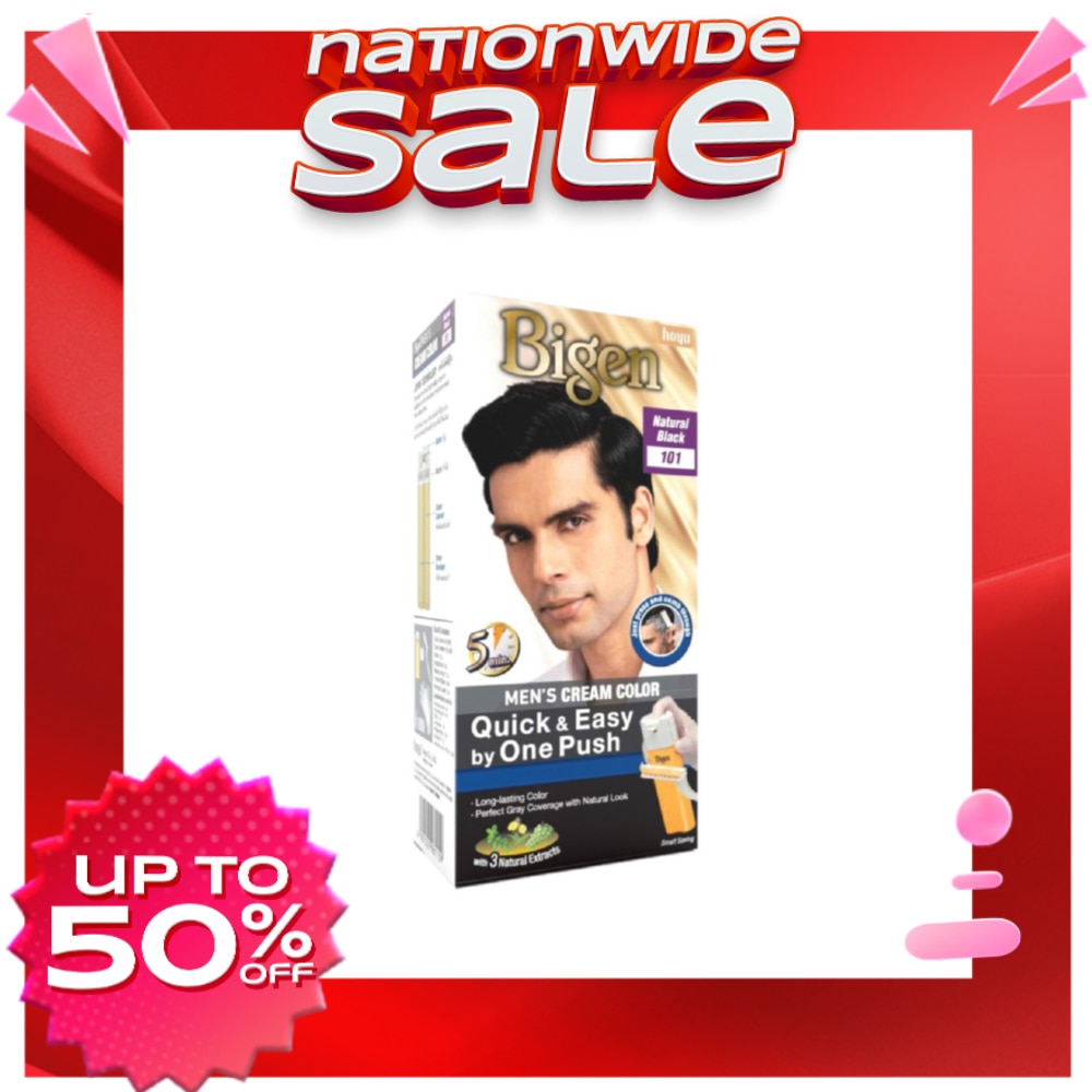 Mens Cream Color 101 Natural Black