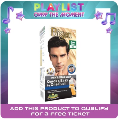 BIGEN - Mens Cream Color Brown Black 102