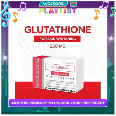 WATSONS GENERICS WATSONS GENERICS Glutathione 250mg Dietary Supplement Sold Per Piece