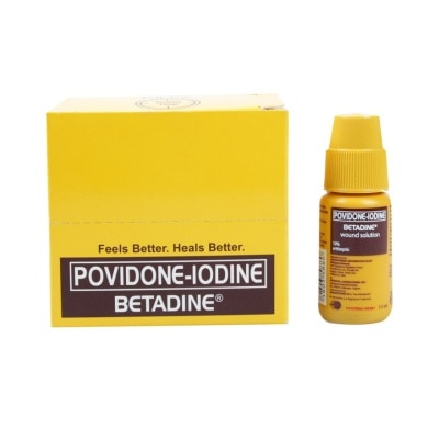 BETADINE Povidone Iodine 10% Wound Solution 7.5mlx6's