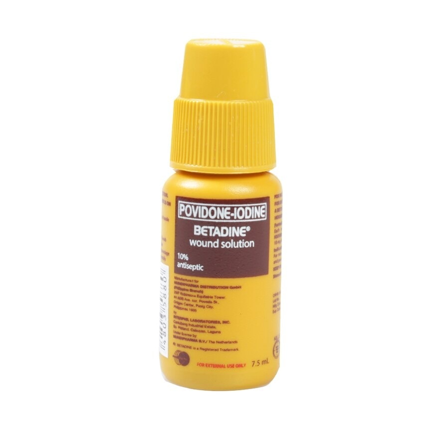 Povidone Iodine 10% Wound Solution 7.5mlx6's