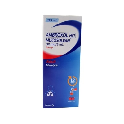 MUCOSOLVAN, Ambroxol 30mg/5mL Syrup 120mL | Watsons Philippines