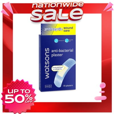 WATSONS Anti-Bacterial 10 Plasters