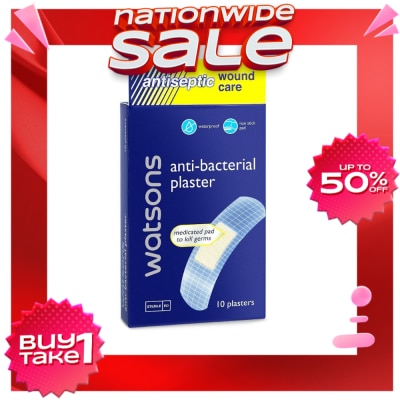 WATSONS Anti-Bacterial 10 Plasters