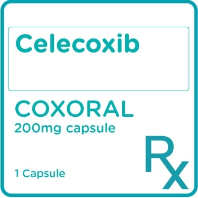 COXORAL Celecoxib 200mg 1 Capsule [PRESCRIPTION REQUIRED]