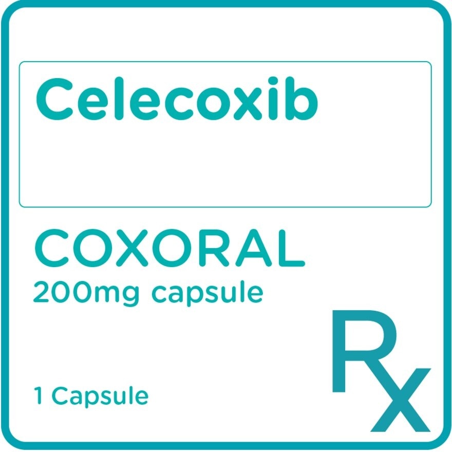 COXORAL Celecoxib 200mg Sold Per Piece [PRESCRIPTION REQUIRED]