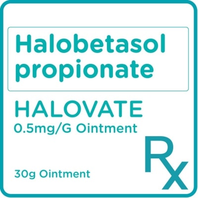 HALOVATE Halobetasol propionate 0.5mg/g Ointment 30g Ointment [PRESCRIPTION REQUIRED]