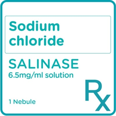 SALINASE SALINASE Sodium chloride 0.65% nebulizing solution 1 nebule [PRESCRIPTION REQUIRED]