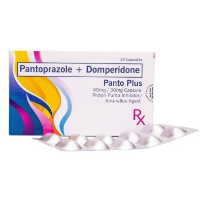 PANTO PLUS Domperidone+ Pantoprazol 40mg 30mg 1 Capsule [PRESCRIPTION REQUIRED]