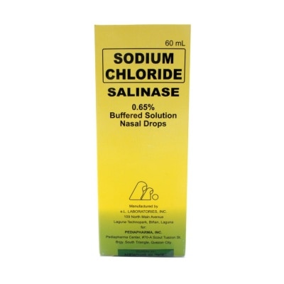 SALINASE Sodium Chloride 0.65% Nasal drops 60mL