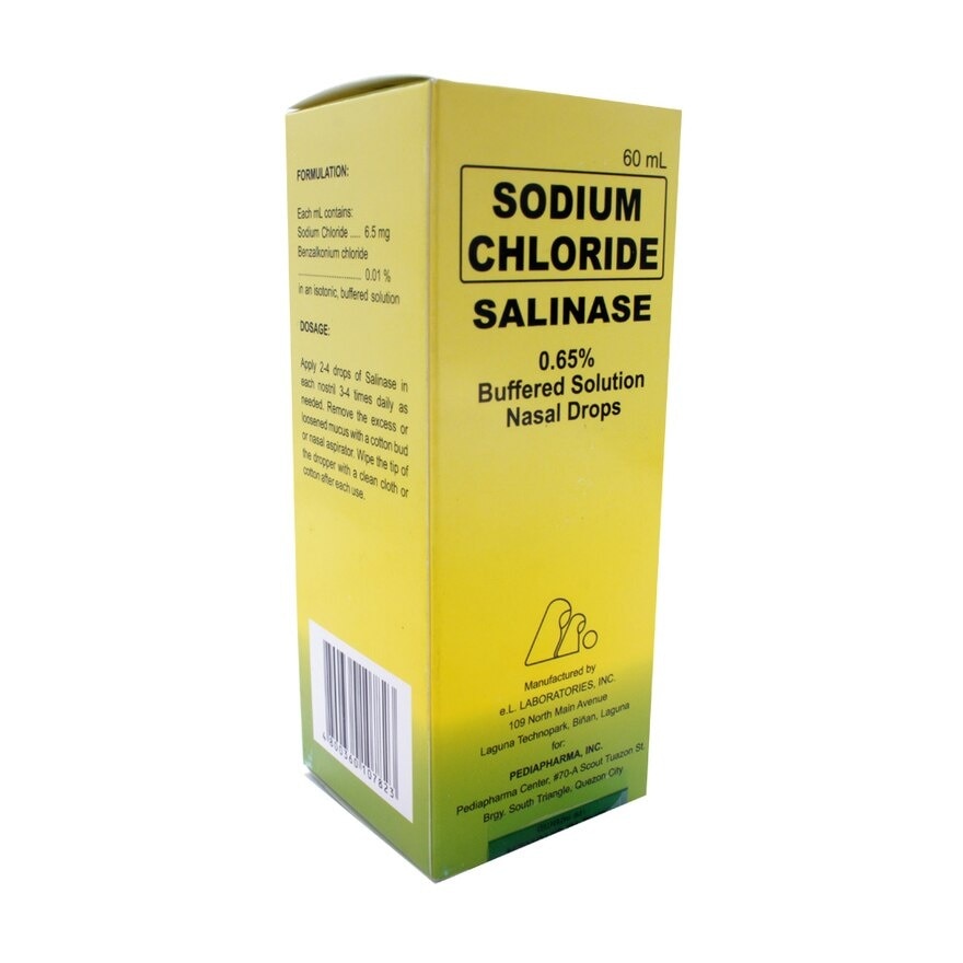 Sodium Chloride 0.65% Nasal drops 60mL