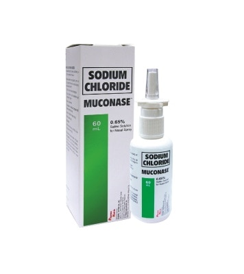 MUCONASE Sodium Chloride 0.65% Nasal Spray 60mL