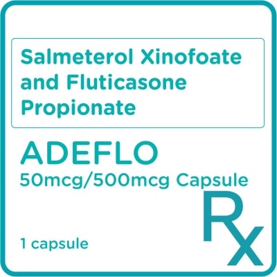 ADEFLO ADEFLO Salmeterol Xinofoate and Fluticasone Propionate 50mcg/500mcg Sold Per Piece [PRESCRIPTION REQUIRED]
