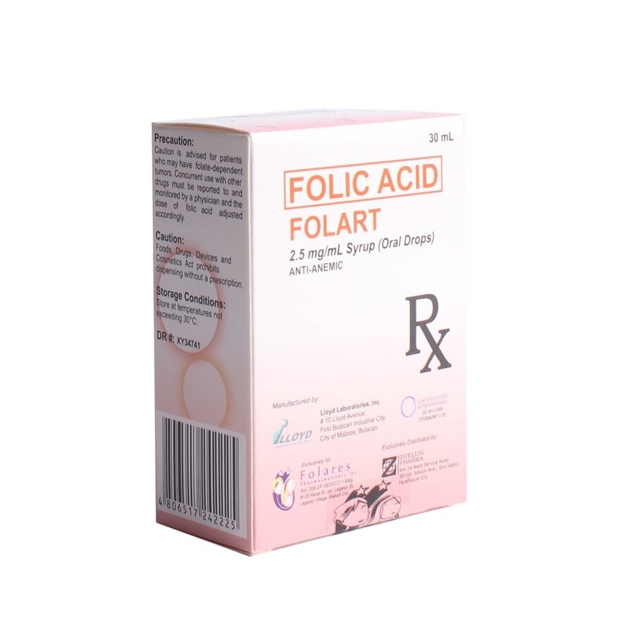 Folic Acid Drops 30ml [PRESCRIPTION REQUIRED]