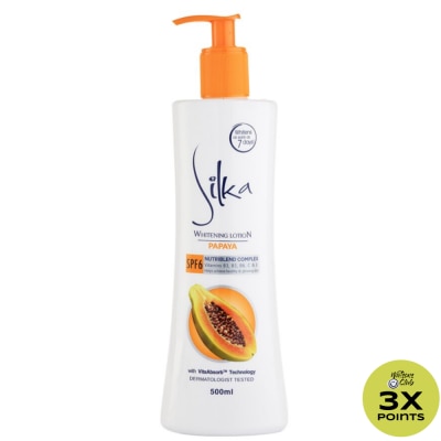 SILKA Whitening Lotion Papaya SPF6 500ml