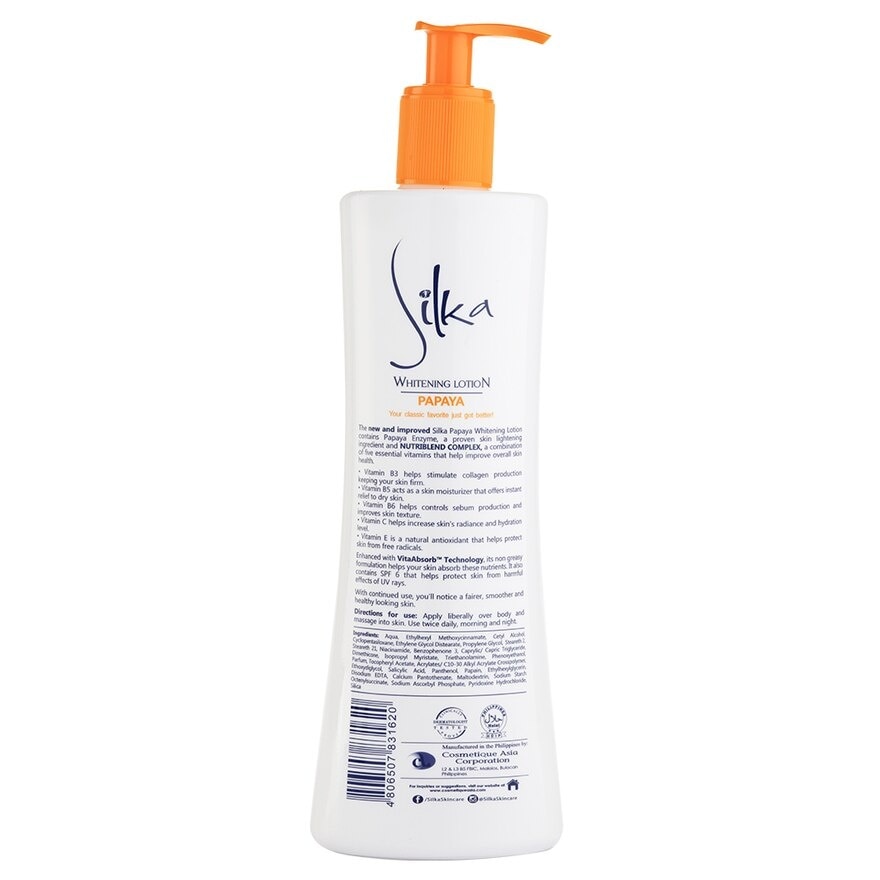 Whitening Lotion Papaya SPF6 500ml