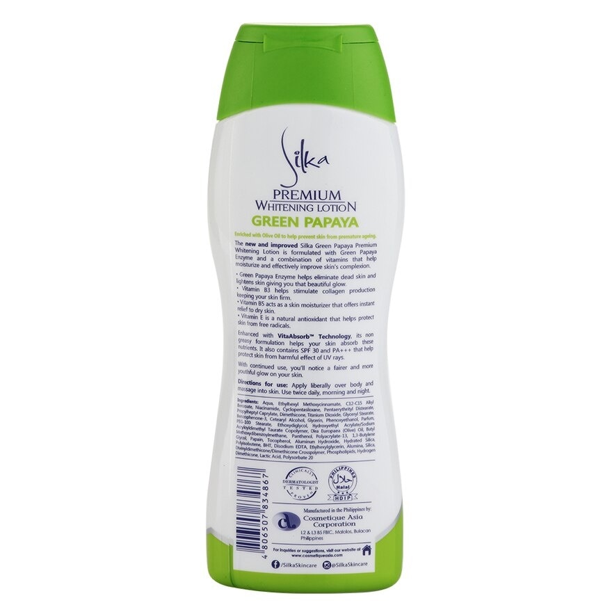 Green Papaya Premium Whitening Lotion SPF 30 100ml