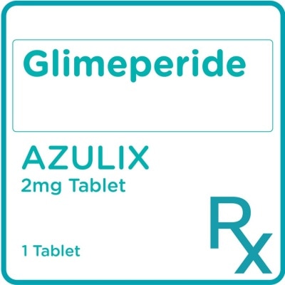 AZULIX Glimepiride 2mg 1 Tablet [PRESCRIPTION REQUIRED]