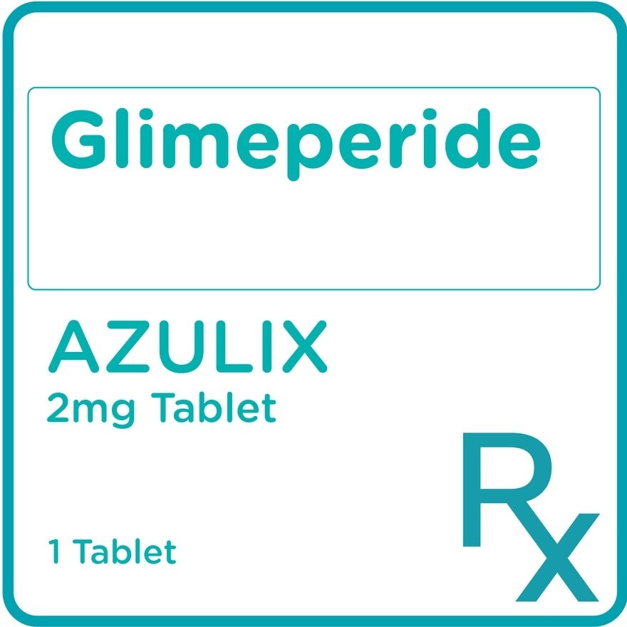 Glimepiride 2mg 1 Tablet [PRESCRIPTION REQUIRED]