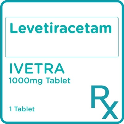 IVETRA Levetiracetam 1000mg 1 Film-coated Tablet [PRESCRIPTION REQUIRED]