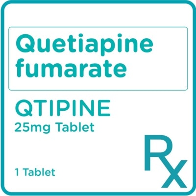 QTIPINE Quetiapine Fumarate 25mg 1 Tablet [PRESCRIPTION REQUIRED]