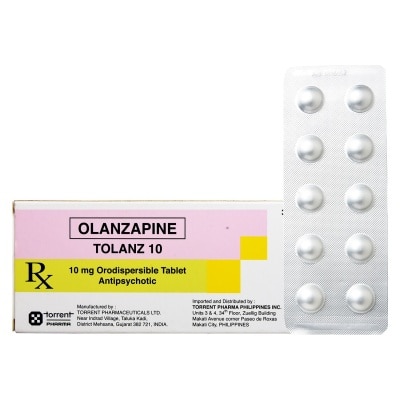 TOLANZ Olanzapine 10Mg 1 Film-Coated [PRESCRIPTION REQUIRED]