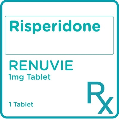 RENUVIE Risperidone 1mg 1 Tablet [PRESCRIPTION REQUIRED]