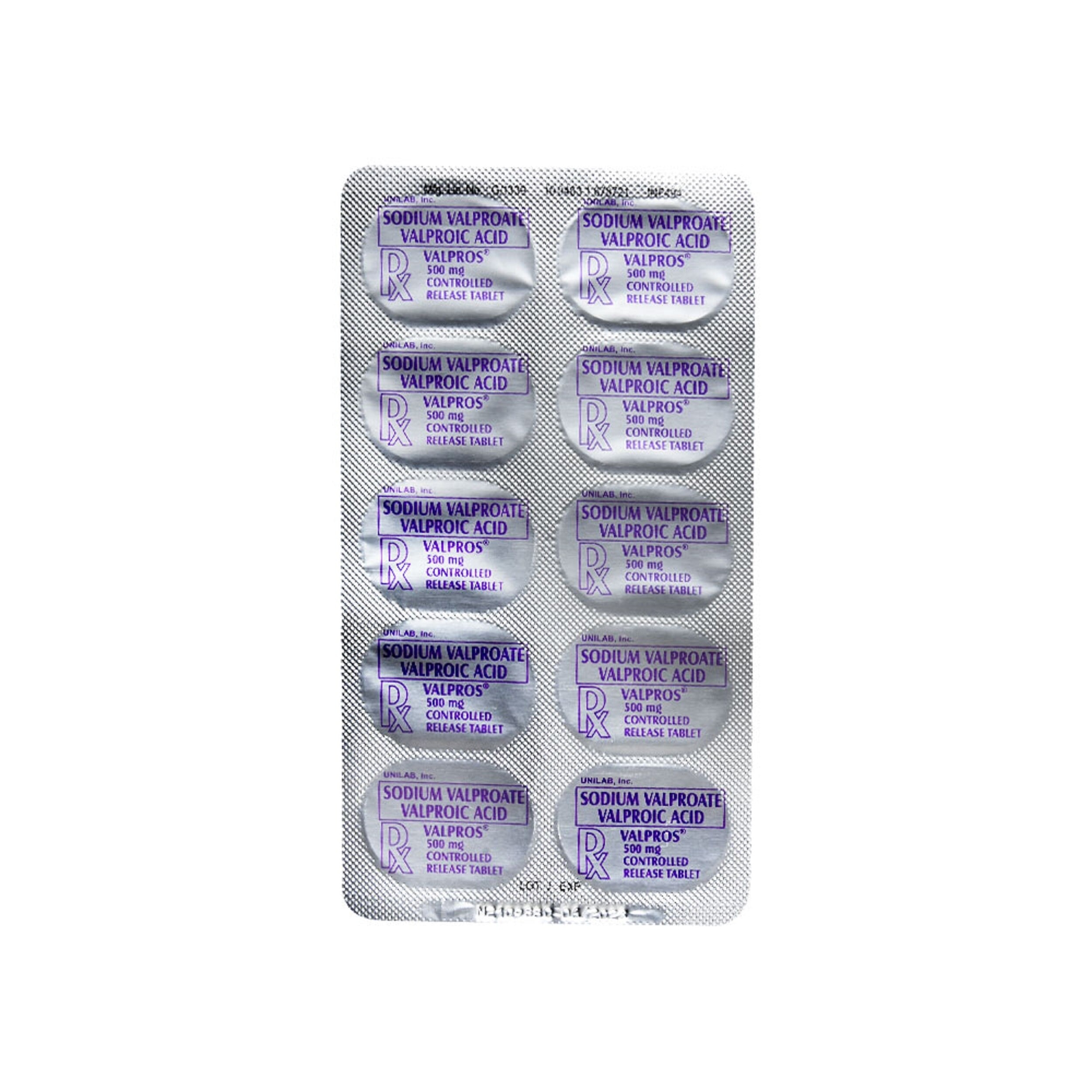 Sodium Valproate 500mg 1 Controlled Release Tablet [PRESCRIPTION REQUIRED]