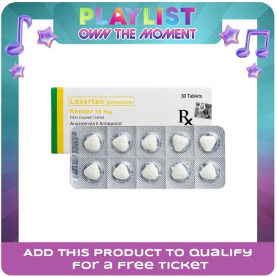 KENZAR - KENZAR Kenzar Losartan 50mg Sold Per Piece [Prescription Required]