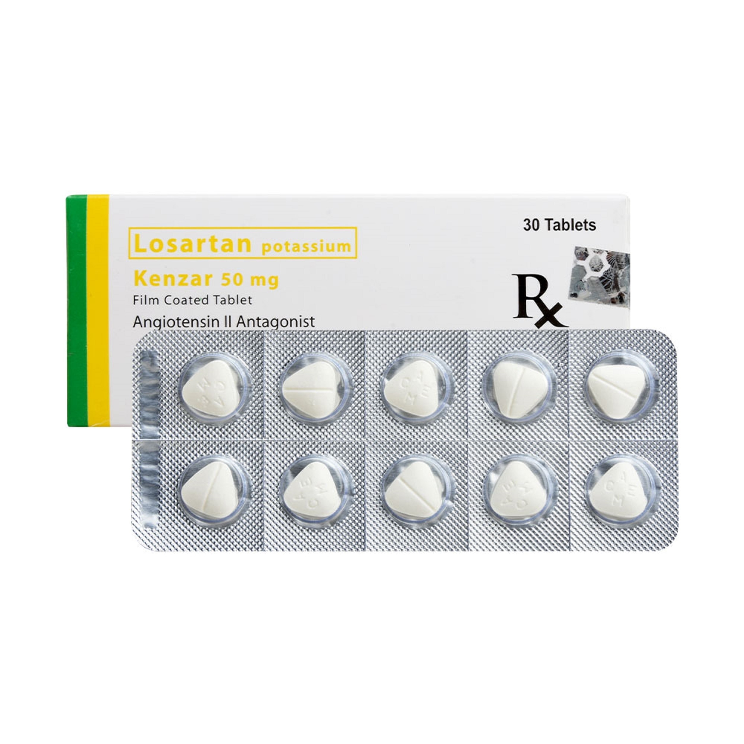 KENZAR Kenzar Losartan 50mg Sold Per Piece [Prescription Required]