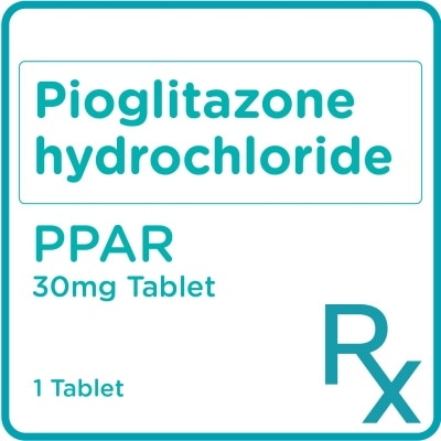 PPAR Pioglitazone 30Mg 1 Tablet [Prescription Required]