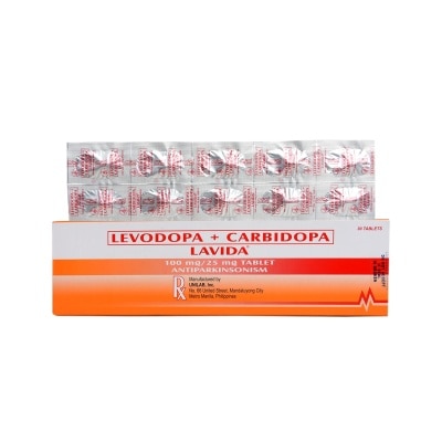 LAVIDA Levodopa 100mg + Carbidopa 25mg 1 Tablet [PRESCRIPTION REQUIRED]