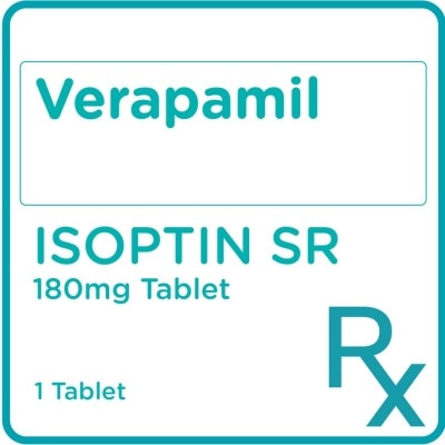 ISOPTIN Isoptin Verapamil 180mg 1 Tablet [Prescription Required]