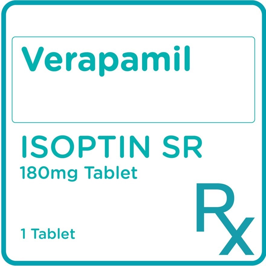 Isoptin Verapamil 180mg 1 Tablet [Prescription Required]