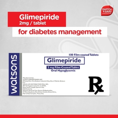 WATSONS GENERICS Watsons Glimepiride 2mg 1tablet