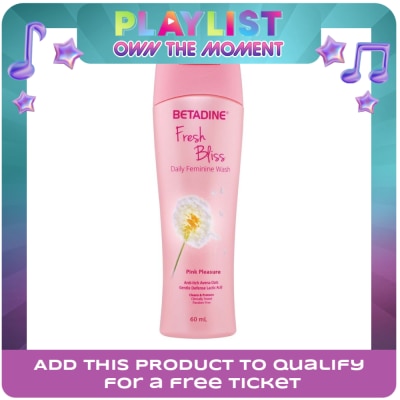 BETADINE - Fresh Bliss Daily Feminine Wash Pink Pleasure 60ml