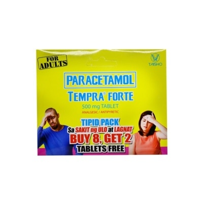 TEMPRA Tempra Forte Paracetamol 500mg Tablet (Tipid Pack)