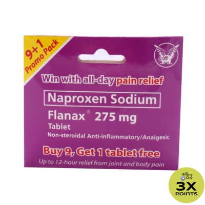 FLANAX Naproxen sodium 275mg Tablet